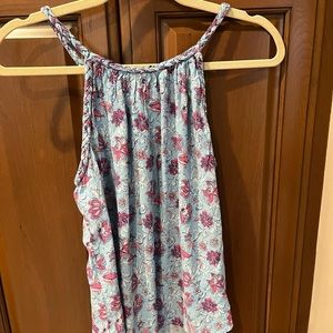 Blue tank/halter top. Gap. Size small.